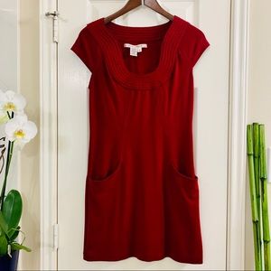 Max Studio Cap Sleeve Dress with Pockets